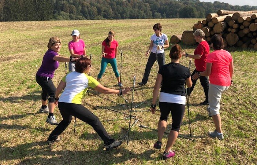 COP Outdoor programy pro veřejnost Nordic walking