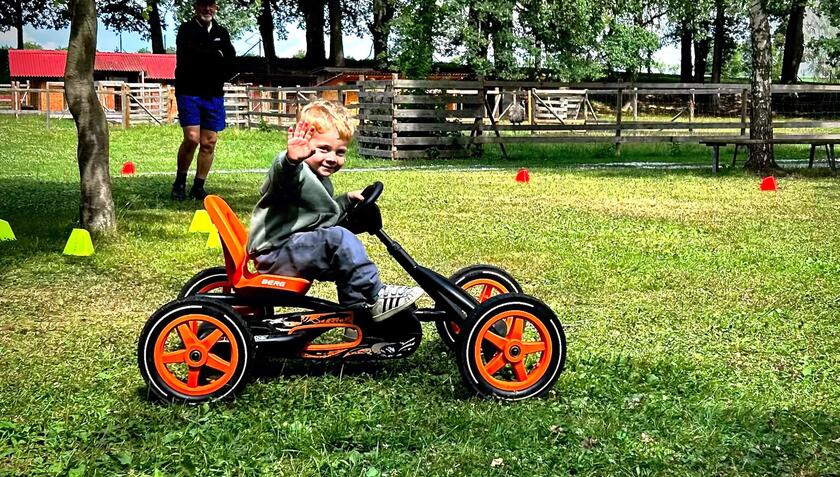 COP Slověnický mlýn - GO-kart: šlapací káry